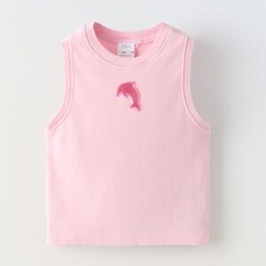 Zara Cut out dolphin top